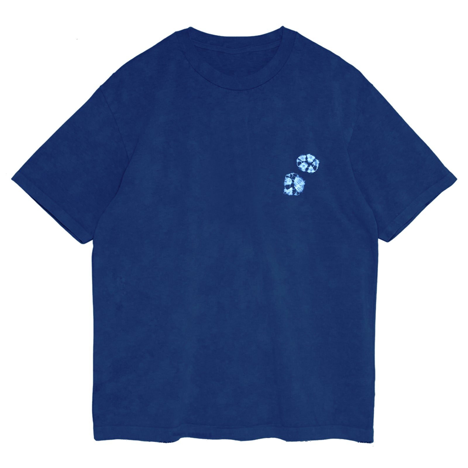 Vintage Indigo T-shirt Plant dyed Crew Neck T-shirt – Badbowl