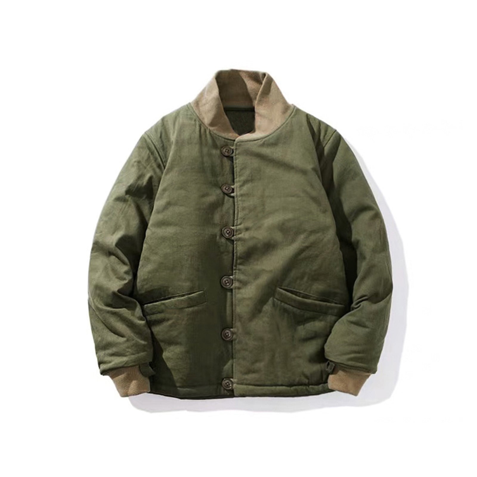 M43 Military Style Cotton Coat Ami khaki Retro Work Jacket